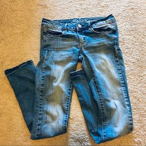 ♥️AEO Skinny Jeans sz 6 long